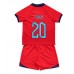 Anglie Phil Foden #20 Dětské Oblečení Venkovní Dres MS 2022 Krátkým Rukávem (+ trenýrky)